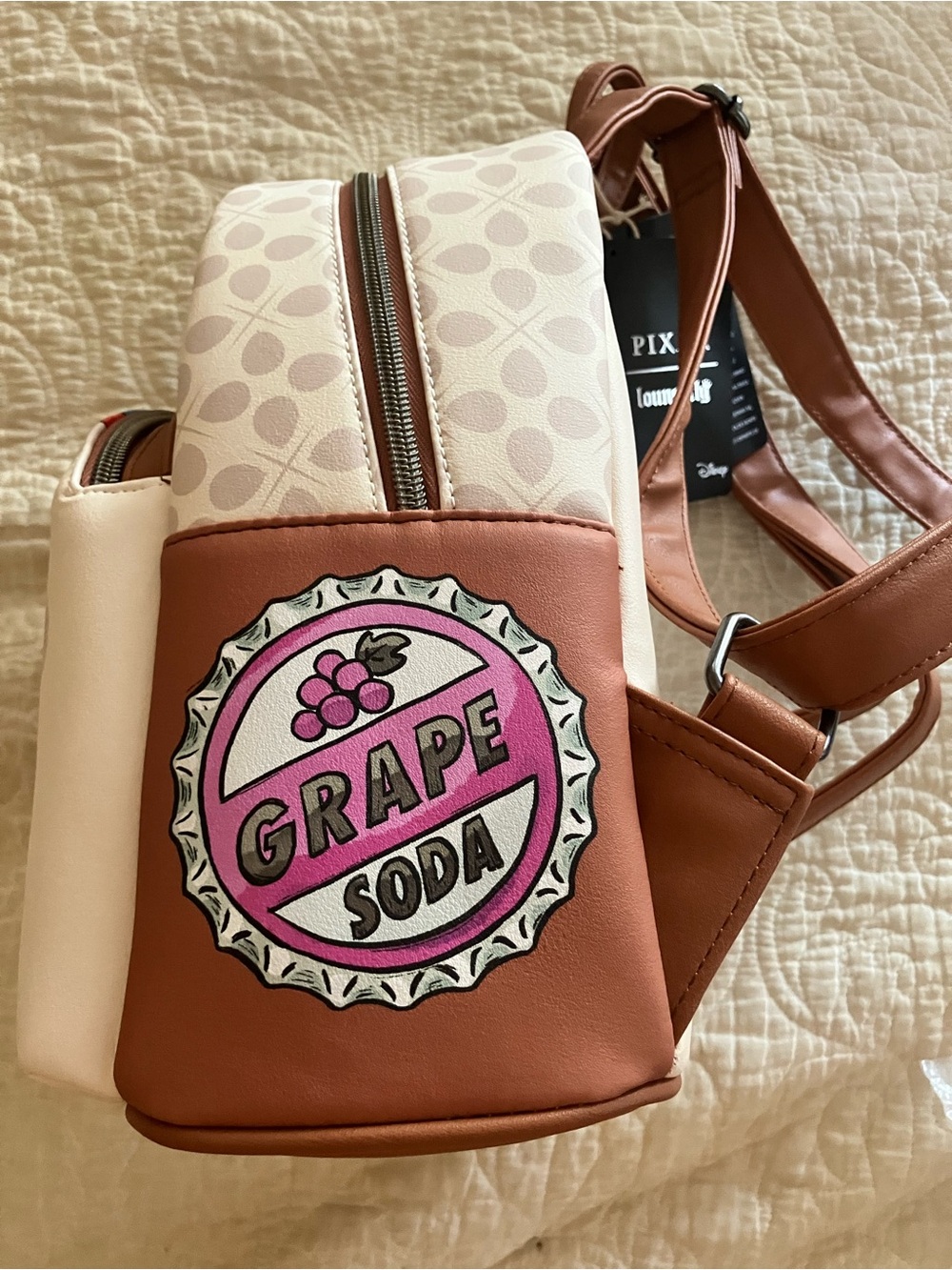 Loungefly Pixar Up-inspired Balloon Mini Backpack in Pink and Multicolor NWT - Picture 5 of 6